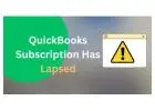 QuickBooks Subscription Has Lapsed