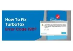 Solving TurboTax Error 190