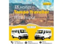 18 seater Tempo Traveller Hire Jaipur