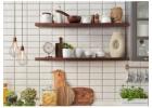 Wood Floating Shelves Elegance for Stylish Storage