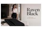 Raven Black Skirt for Women - Choose Tailored Formal Office Skirts | Midweek