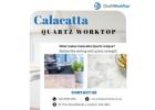 Calacatta Quartz Worktop | +44 020 83685555 | DialAWorkTop