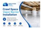 Crawl Space Vapor Barrier Installation