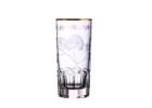 Crystal Whiskey Glasses | Jessie Gold Tumbler Set