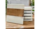 Buy Durable Marble Coasters for Home, Office, and Gift Giving- Perilla Home