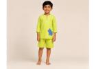 Night Dress for Kids Boys | Soft Organic Cotton Sleepwear by Ulta Pulta