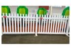 Stylish Temporary White Picket Fence for Events