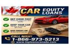 Access Cash With Car Equity Loans Canada