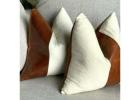 Buy Handmade Leather Cushions for Timeless Home Décor 