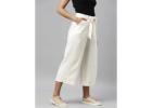 White Pants for Women By Go Colors – Stylish & Comfortable Everyday Wear