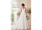 Find an Elegant A Line V Neck Wedding Dress for a Timeless Bridal Look in
