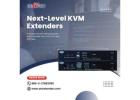 KVM Extender over IP for Secure Remote Computer Control 