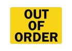 Durable Out of Order Signs for Workplace Safety | StickerJet