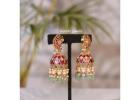 Exquisite Kundan Jhumka Earrings for a Dazzling Statement