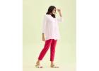 Buy Kurti Pants for Women Work Best With Short, Mid-Length, and Long Kurtis at Go Colors