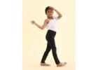Buy Jeggings for Girls With Secure Waistbands and Flexible Fits- Go Colors