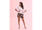 Buy Comfortable Lounge Shorts for Women Online | Go Colors